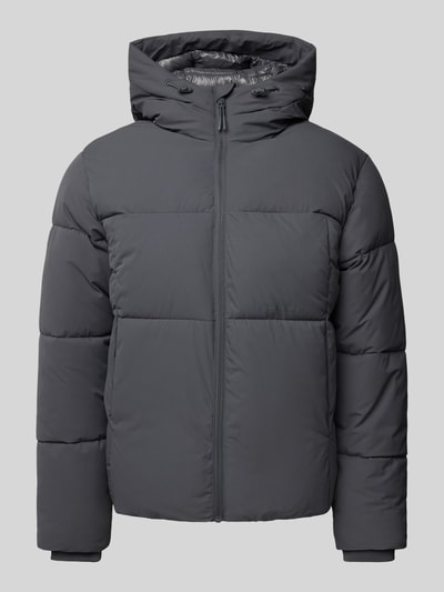 Jack & Jones Steppjacke mit Kapuze Modell 'VESTERBRO' Anthrazit 2