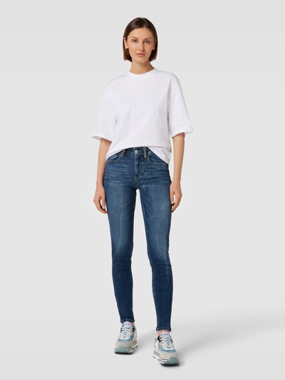 Liu Jo White Slim Fit Jeans mit Stretch-Anteil Modell 'B.UP DIVINE' Dunkelblau 1