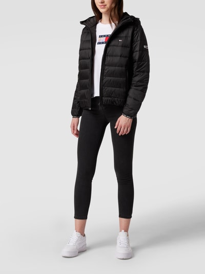 Tommy Jeans Steppjacke mit Kapuze Black 1