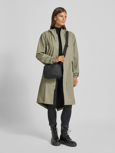 RAINS Parka mit Pattentaschen Modell 'Fishtail' Schilf 1