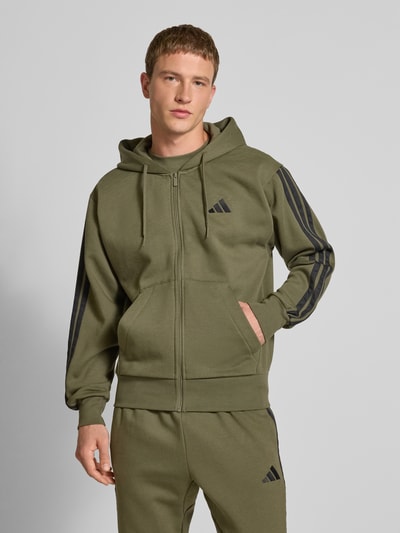 adidas Sportswear Bluza rozpinana z zamkiem błyskawicznym i kieszenią kangurką Oliwkowy 4