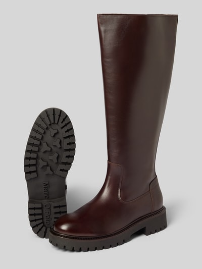 Marc O'Polo Laarzen van echt runderleer Donkerbruin - 4