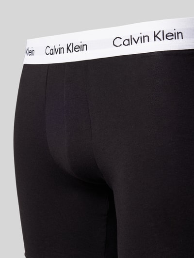 Calvin Klein Underwear Trunks mit Logo-Bund im 3er-Pack Black 2