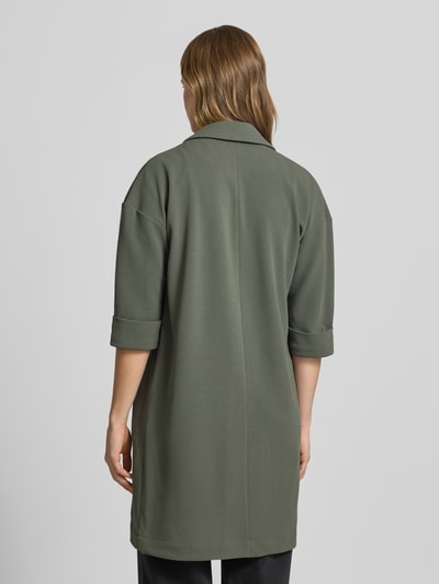 PIECES Relaxed Fit Cardigan mit 3/4-Arm Modell 'DAISY' Khaki 5