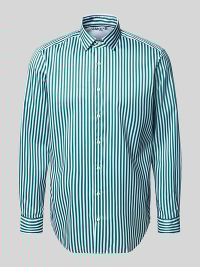Jake*s Regular Fit Business-Hemd mit Kentkragen Gruen 2