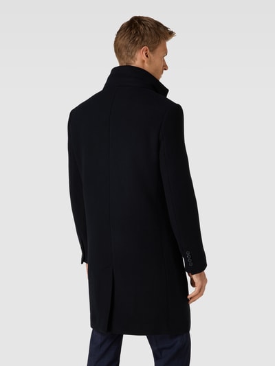 SELECTED HOMME Lange jas in dubbele-laagjeslook, model 'JOSEPH' Zwart - 5