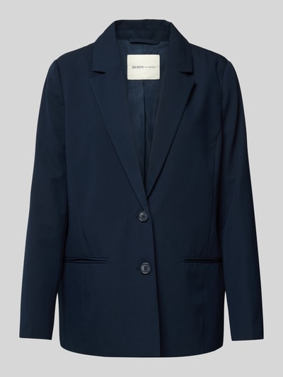 Tom Tailor Denim Regular fit blazer met 2-knoopssluiting Donkerblauw - 1