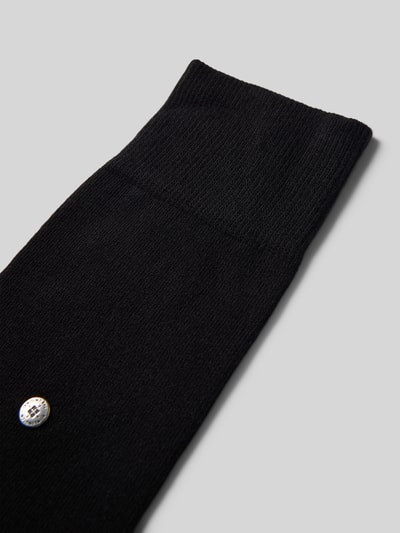 Burlington Socken mit Label-Details Black 2