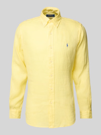 Polo Ralph Lauren Freizeithemd mit Label-Stitching Gelb 2