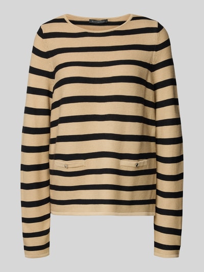 Betty Barclay Strickpullover mit Ziertaschen Beige 2