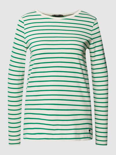 Weekend Max Mara Longsleeve mit Streifenmuster Modell 'FRETTY' Gruen 2