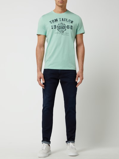 Tom Tailor T-shirt van katoen Mintgroen - 1