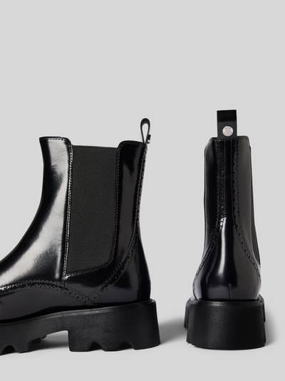 Marc Cain Bags & Shoes Buty chelsea z ażurowym wzorem Czarny 2