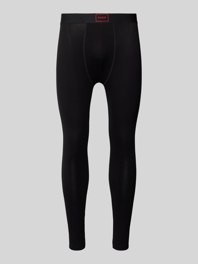 HUGO Lange onderbroek van een katoenmix, model 'LONG JOHN' Zwart - 1