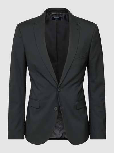 MCNEAL Slim Fit 2-Knopf-Sakko mit Pattentaschen Black 2