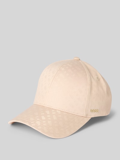 BOSS Basecap mit monochromer Musterung Beige 1