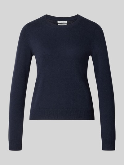 Christian Berg Woman Slim Fit Strickpullover aus reinem Kaschmir Dunkelblau 1