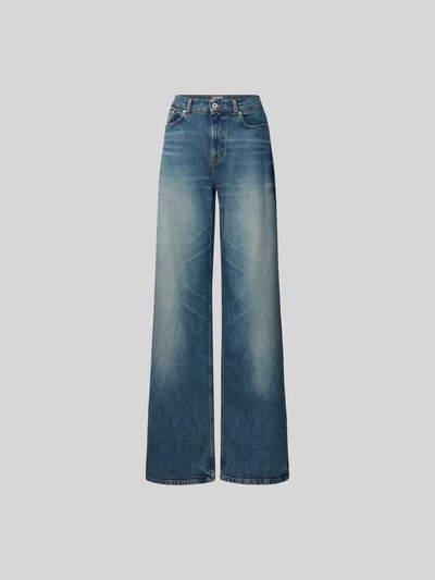 Kenzo Loose Fit Jeans mit Kontrastnähten Jeansblau 1