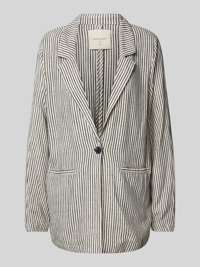 FREE/QUENT Blazer mit Streifenmuster Modell 'Gigi' Beige 2