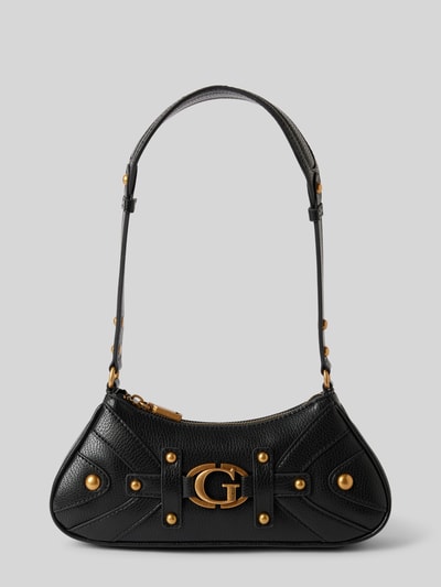 Guess Handtasche mit Label-Applikation Modell 'MINTHA MINI' Black 2