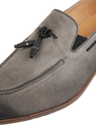 Cinque Tassel loafer van leer, model 'Alexio' Donkergrijs - 2