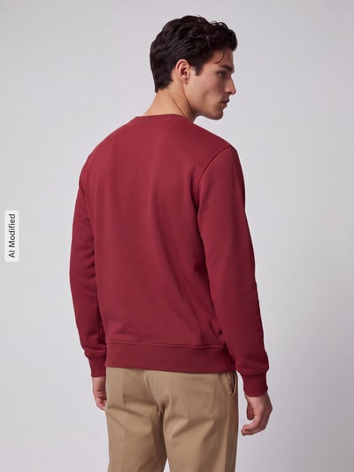 Pepe Jeans Regular Fit Sweatshirt Modell 'Jefferson' Bordeaux 5
