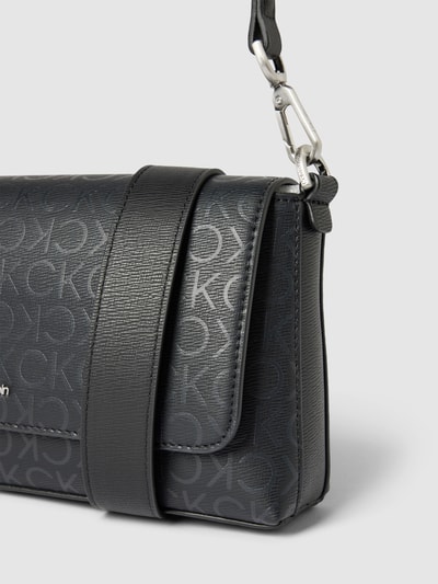 CK Calvin Klein Handtas met magneetsluiting en logomotief Zwart - 3