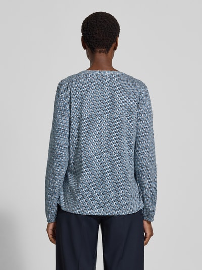 Tom Tailor Regular Fit Bluse aus Baumwoll-Mix Petrol 5