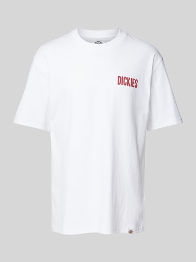 Dickies T-Shirt mit Label-Print Modell 'SLACKS RALLY' Weiss 1