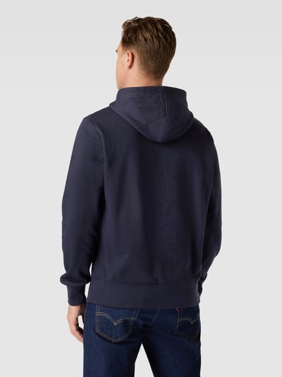 Gant Hoodie mit Label-Print Marine 5