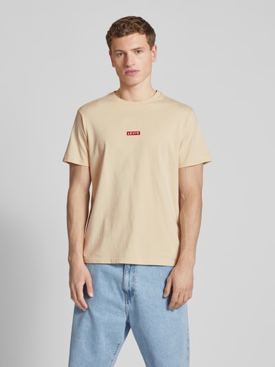 Levi's® T-Shirt mit Label-Patch Beige 4