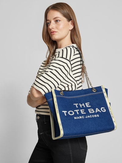 Marc Jacobs Tote Bag in Denim-Optik Blau 1