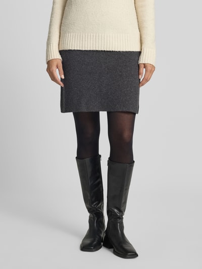 ARMEDANGELS spódnica mini o kroju slim fit z mieszanki bawełny Antracytowy 4