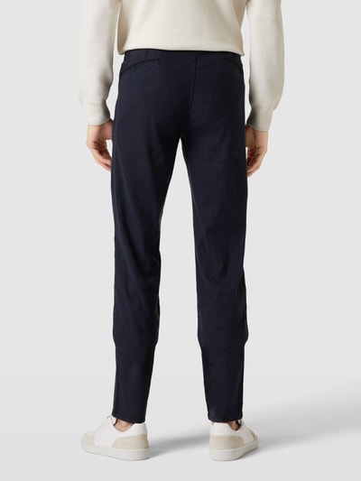 Hiltl Broek met steekzakken opzij, model 'Thiago' Marineblauw - 5