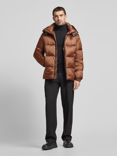 JOOP! Collection Steppjacke mit Stehkragen Modell 'Ambro' Mittelbraun 1