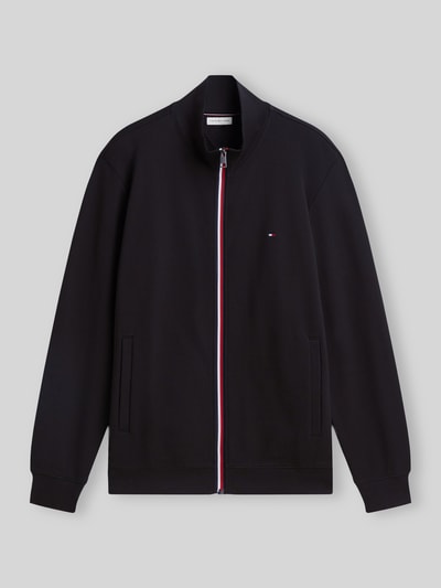 Tommy Hilfiger Regular Fit Sweatjacke aus reiner Baumwolle Black 2