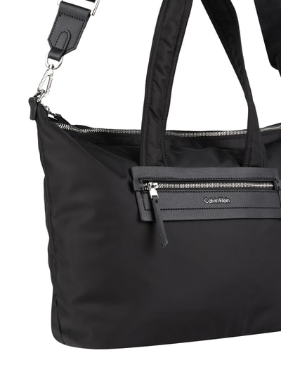 CK Calvin Klein Torba shopper z tkaniny Czarny 5