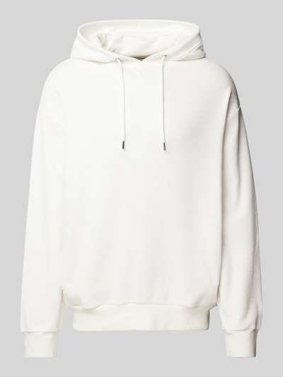 BOSS Hoodie mit überschnittenen Schultern Modell 'Sullivan 129' Weiss 2