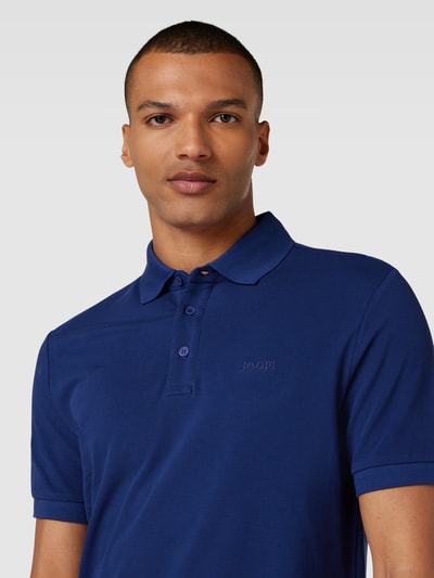 JOOP! COLLECTION Poloshirt mit Label-Stitching Modell 'Primus' Blau 3