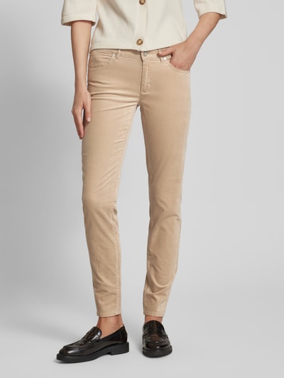 Marc O'Polo Slim Fit Samthose aus Baumwoll-Viskose-Mix Modell 'LULEA' Beige 4