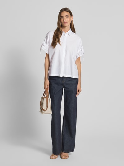 Christian Berg Woman Hemdbluse mit Knopfleiste Weiss 1
