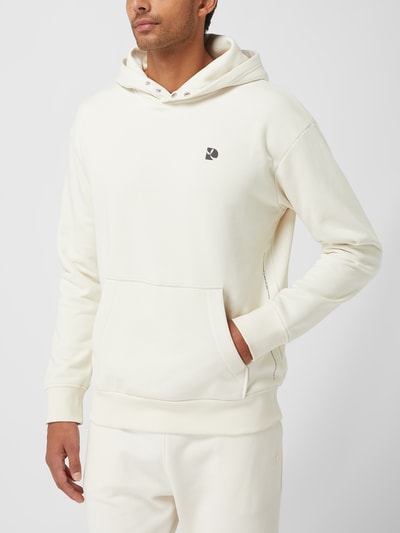 Tom Tailor Denim Hoodie mit Label-Print Offwhite 4