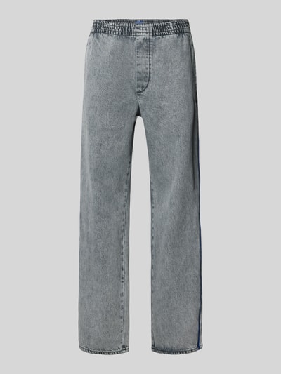 Hugo Blue Straight Leg Jeans mit elastischem Bund Modell 'Soprano' Hellgrau 1