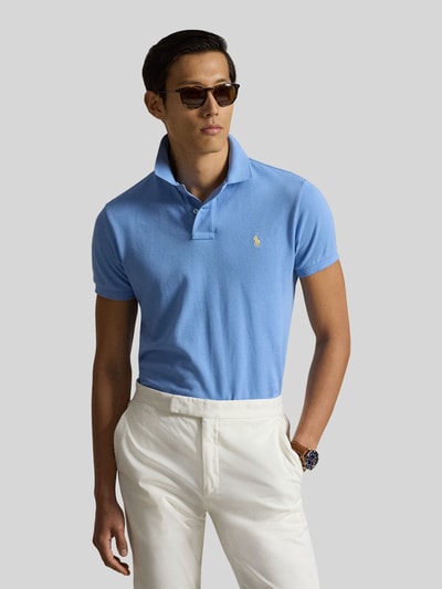 Polo Ralph Lauren Slim Fit Poloshirt aus reiner Baumwolle  Royal 4
