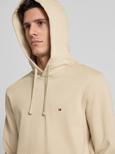 Tommy Hilfiger Regular Fit Hoodie aus reiner Baumwolle Beige 3