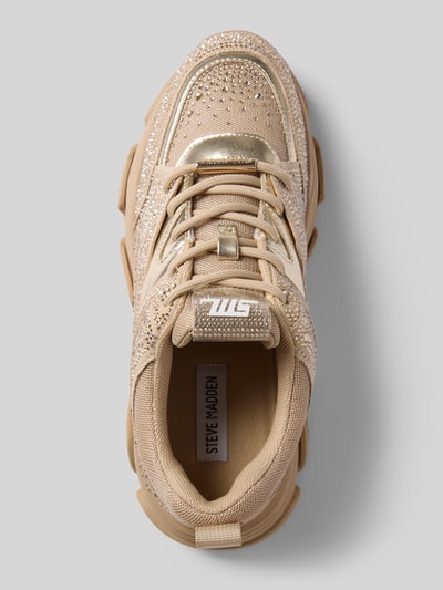 Steve Madden Sneaker mit Ziersteinbesatz Modell 'PRIVY' Beige 3