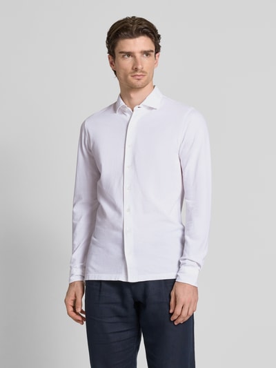 GRAN SASSO Vrijetijdsoverhemd met knoopsluiting Wit - 4