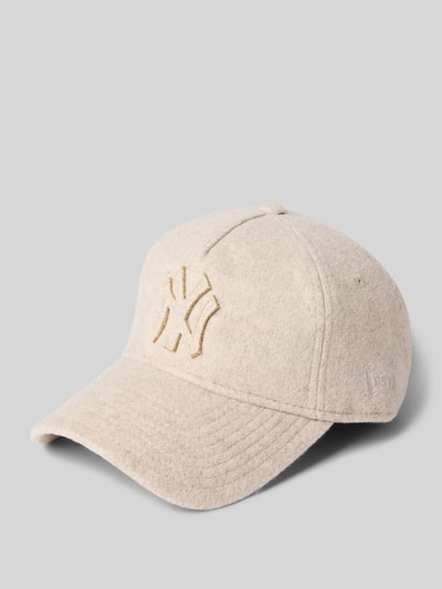 New Era Basecap mit Label-Detail Stein 1