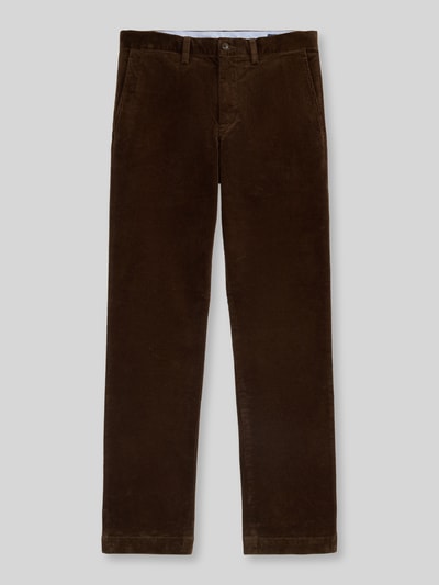 Polo Ralph Lauren Straight Fit Cordhose aus Baumwoll-Mix  Dunkelbraun Melange 2