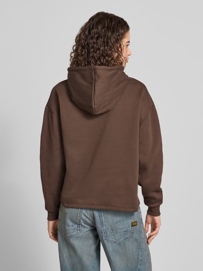 PIECES Regular Fit Hoodie aus Baumwoll-Mix Modell 'CHILLI' Dunkelbraun 5
